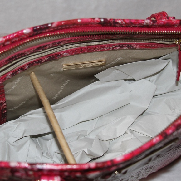 NWT BRAHMIN Medium Asher Tote Leather Heart Bag Purse - Picture 6 of 7